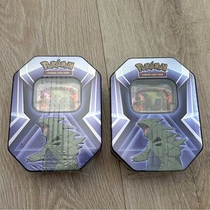 (2) Pokemon TCG: Triple Whammy Tins - Tyranitar - Sealed